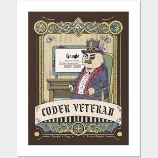 Coder veteran Posters and Art